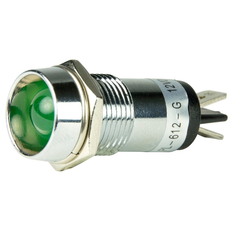 BEP LED Pilot Indicator Light – 12V – Green