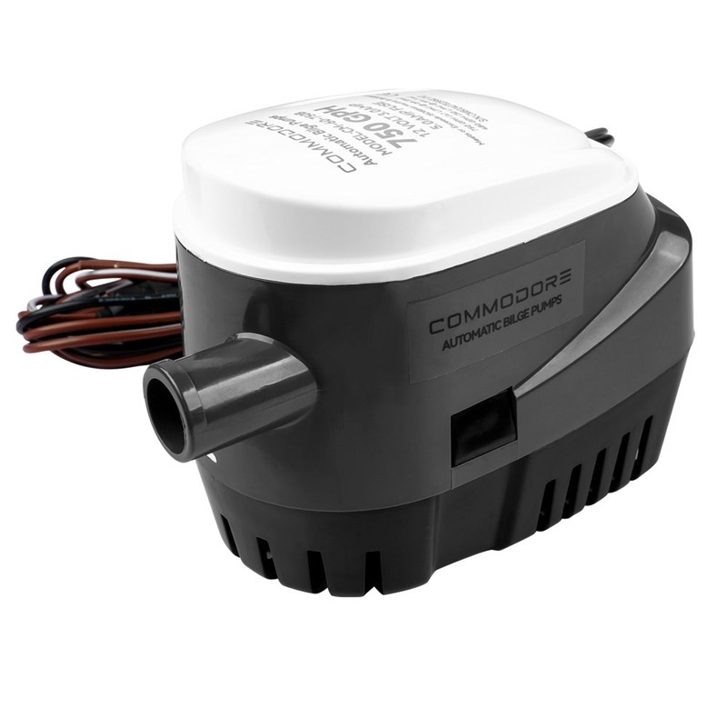 Commodore 750 GPH 60 Series Automatic Bilge Pump – 12V